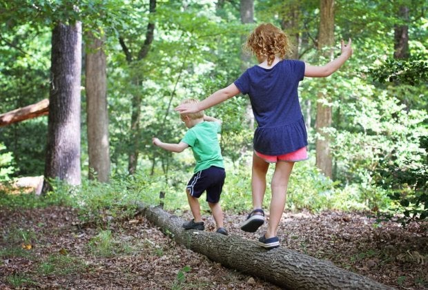 Hiking the forests of the Shenandoah Valley. Photo courtesy of Virginia State Parks