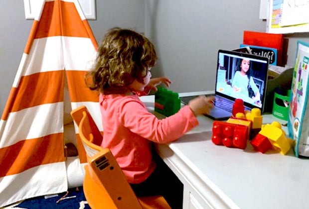 Grab some play blocks and get building with a friend. Photo by the author