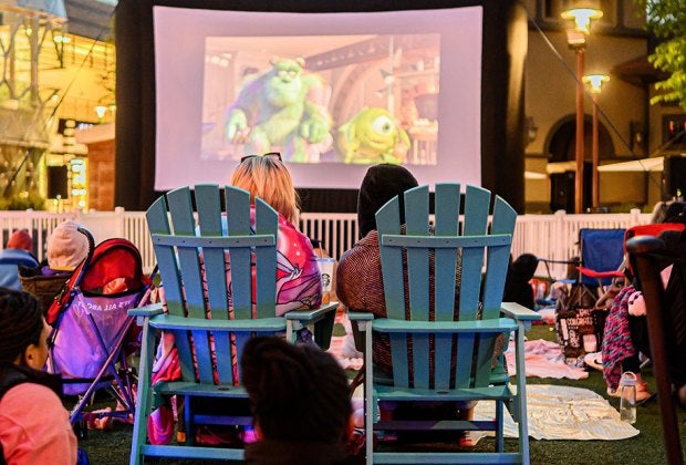 Catch free summer flicks in Yonkers at Ridge Hill's movie nights. Photo courtesy Ridge Hill