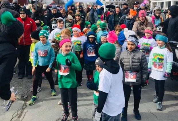 Kids 8 and under can run for the gold in the Rainbow Dash in Montgomery. Photo courtesy of the Village of Montgomery