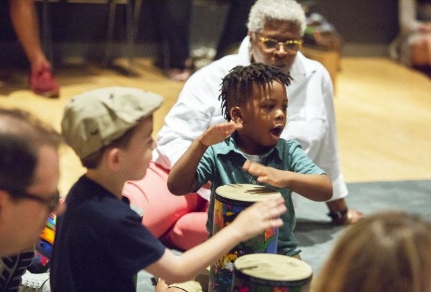 WeBop's mommy-and-me classes get parents and kids grooving. Photo by Ayano Hisa