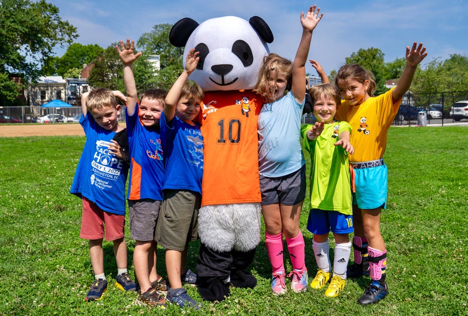 Kids ages 5-14 can improve their soccer skills at DC Way Soccer Camp. Photo courtesy of the camp