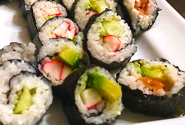 Instant Pot rice makes this sushi a snap to make