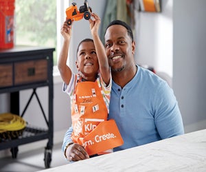 The Home Depot offers free crafting classes for kids all winter. Photo courtesy of Home Depot