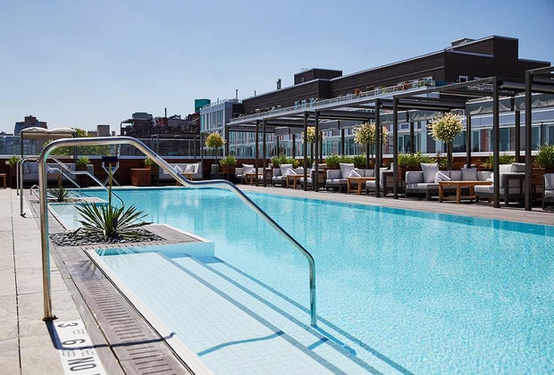 Cool hotel pools in New York: The William Vale