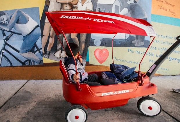 The 606 in is an easy stroller hike in Chicago. 
