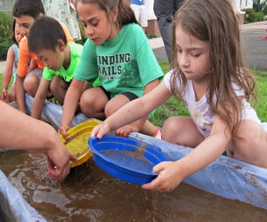 Learning  is based on play for preschoolers  at The Goddard School camps. Photo courtesy of The Goddard School