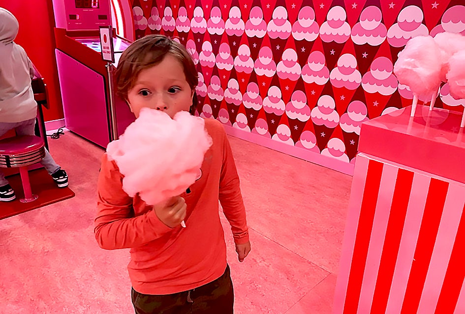 Unlimited treats await during a visit to the Museum of Ice Cream in Soho. 