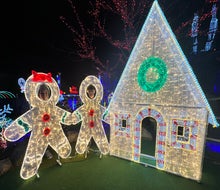 Sayville Falls Mini Golf has brought a new holiday attraction to Long Island. 