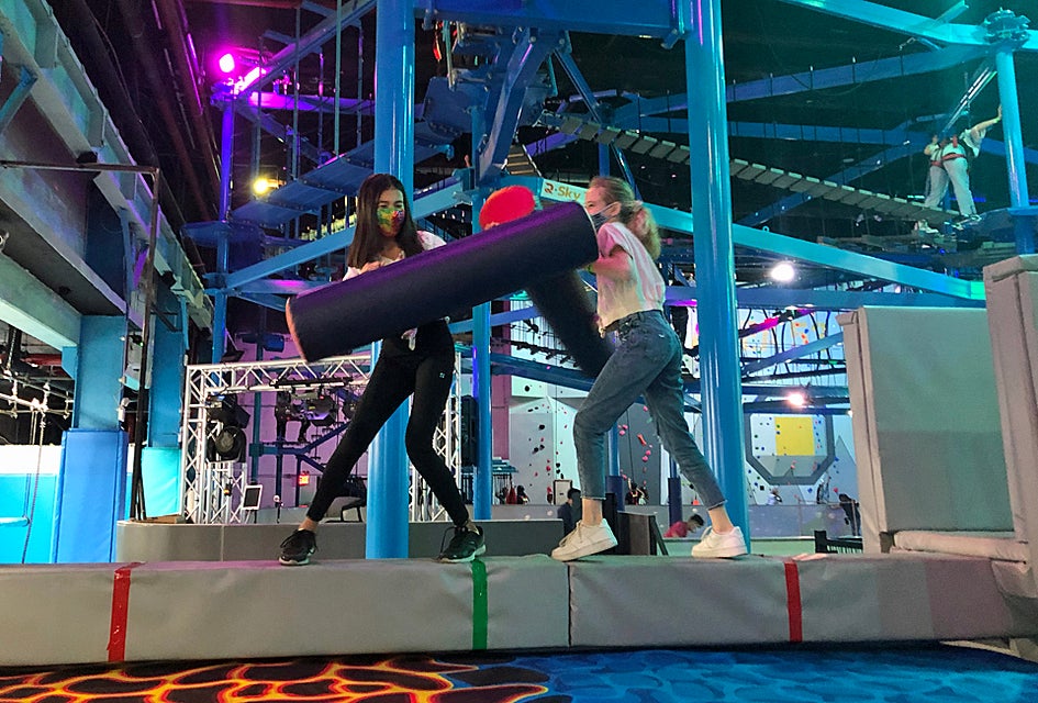 No matter your tweens favorite thing to do, Area 53 provides an action-packed outing with activities like ropes courses, rock climbing, and more. Photo by Diana Kim