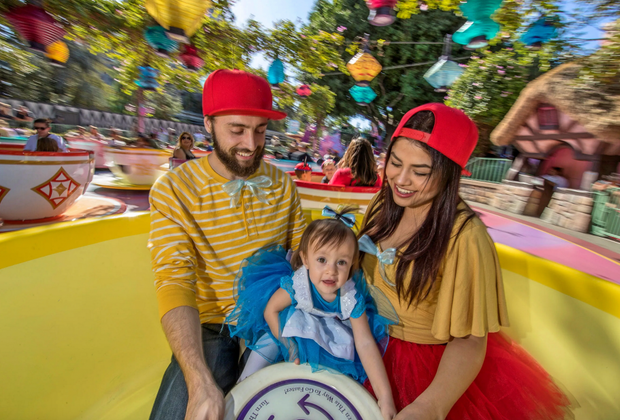 New Toddler Birthday Parties at Disneyland: Teacup Rides for Baby Alice