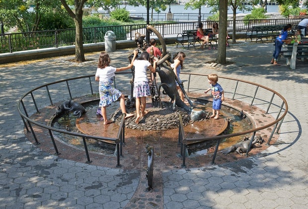 Things to do in Battery Park Tom Otterness Sculpture