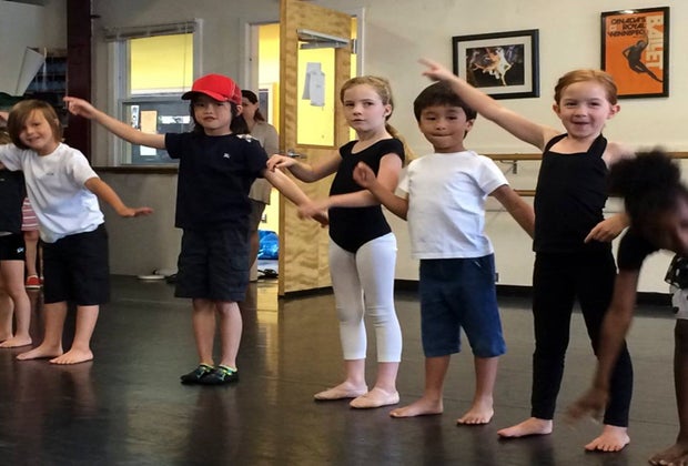 Image of young ballet dancers at Tony Williams Dance Center, one of the best Dance Camps near Boston.