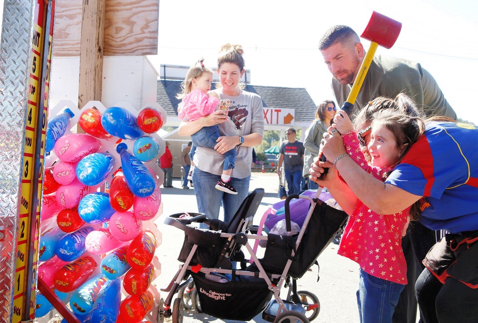 There are games galore for little and big kids to win prizes.