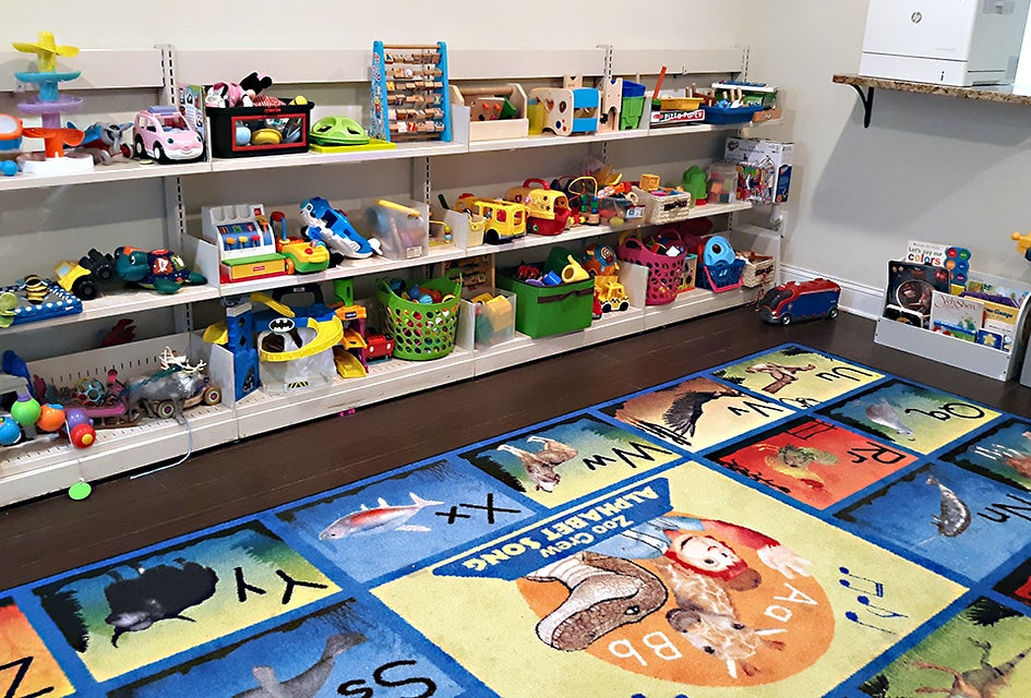 Toys and puzzles await at the Hoboken Public Library’s Toybrary. 