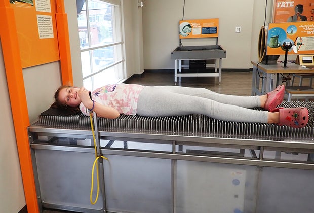 Museum of Discovery Bed of nails: Little Rock with Kids: