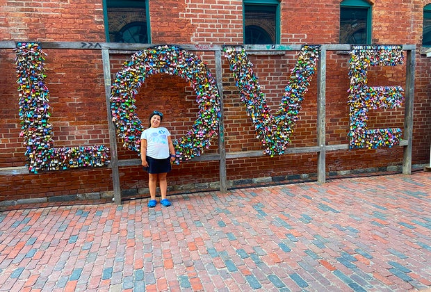 Love Locks sign in the Distillery District : Best Things to Do in Toronto, Canada