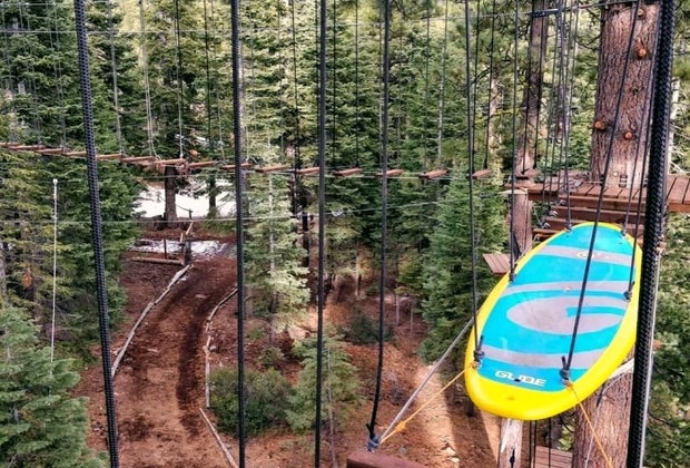 Things To Do with Kids in Lake Tahoe: Tree Top Adventure