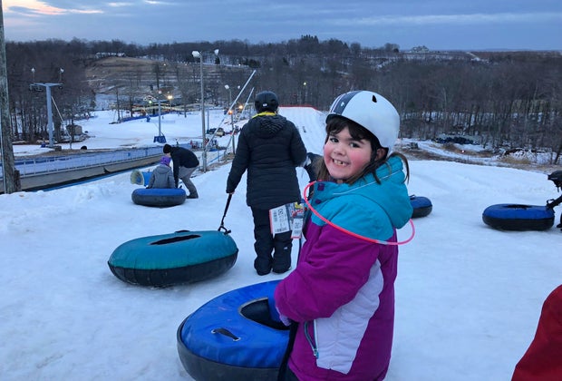 Image of snow tubing