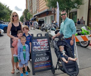 Families can spend Sunday morning checking out all sorts of cars and enjoying coffee at The Woodlands Car Club Cars & Coffee For a Cause. Photo courtesy of Dana Pritchard, Woodlands Performance & Suspension.