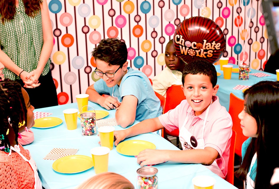 Get a behind-the-scenes look at the candy-making process for your birthday at Chocolate Works.