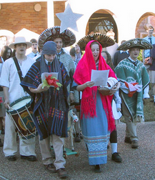 Las Posadeas at San Gabriel Mission, Los Angeles