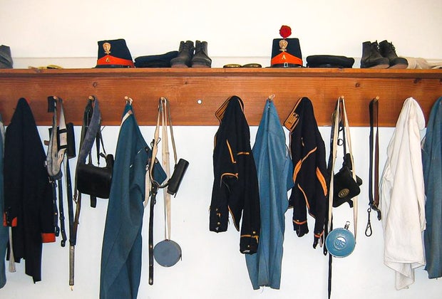 Explore Fort Tijon: Actual uniforms are on display