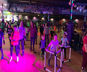 Kids Skate Free  at United Skates of America! Photo courtesy of the rink