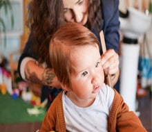 You can't trust just anyone with baby's first haircut!