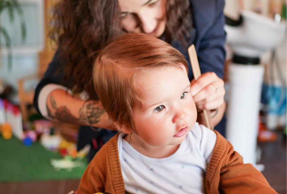You can't trust just anyone with baby's first haircut!