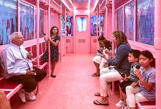 Museum of Ice Cream Chicago: The train