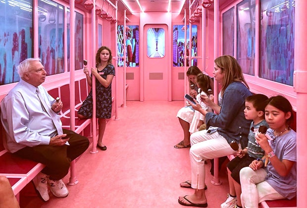 Museum of Ice Cream Chicago: The train