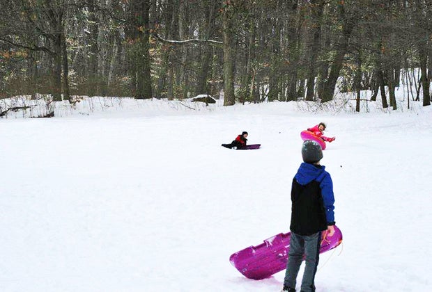 Best sledding hills in New Jersey: Van Saun County Park