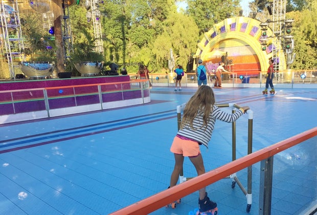 The DiscOasis at South Coast Botanic Garden: Roller assists are ready if you need a hand