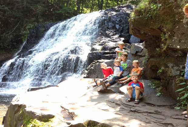 Wondrous, Wild Waterfalls Connecticut adventure fun kids summer