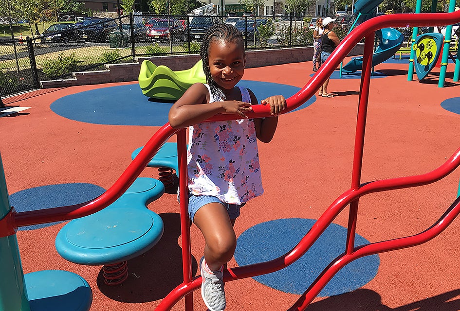 The new accessible playground at Watsessing Park is a dream-come-true for children of all abilities. 