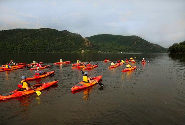 kayak tour with Storm King Adventure Tours.