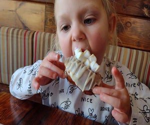 Glazed Over Donuts are worth some sticky fingers . Photo by the author