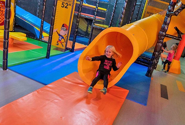 Goshen with kids Urban Air Adventure Park