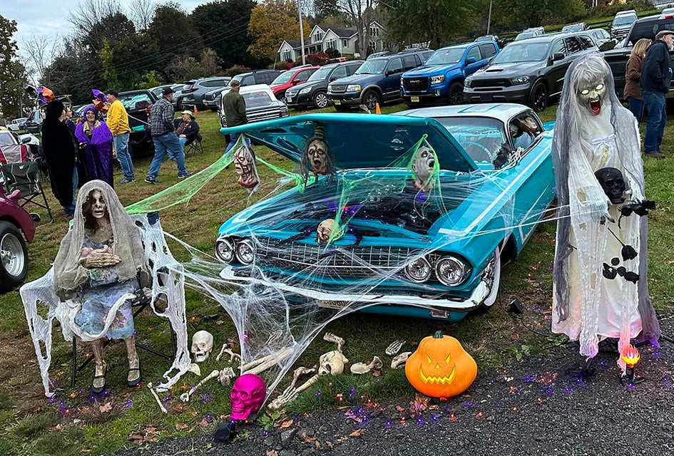 Enjoy an evening at Blue Arrow Farm with trunk-or-treating for kids and live music and entertainment for parents. Photo courtesy of the farm