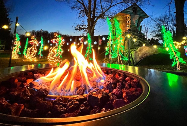 a frosty fest holiday lights