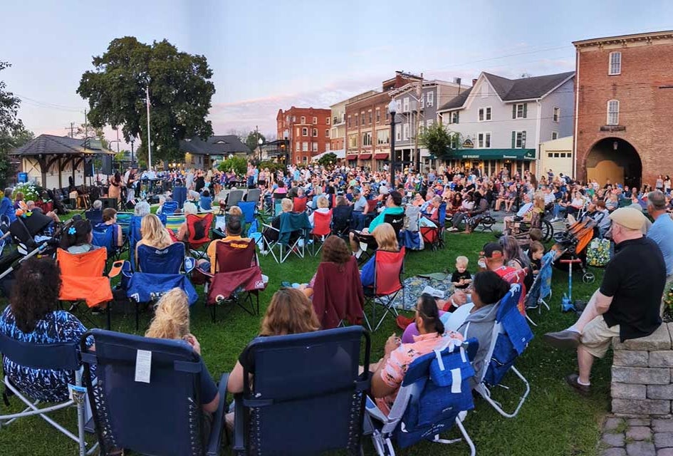 The Village of Warwick hosts family-friendly events throughout the year, including a free summer concert series. Photo courtesy the Village of Warwick