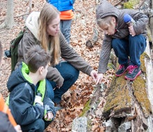 Teatown Lake Reservation holds winter workshops for kids and families. Photo courtesy of the reservation