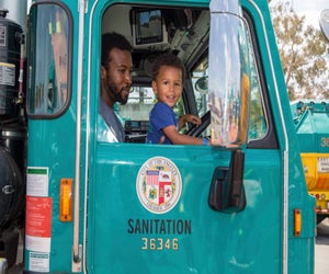 Beep Beep! It's West LA Yard Open House time. Photo courtesy of Los Angeles Sanitation & Environment