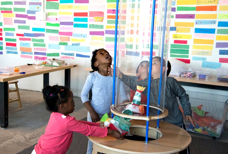 Explore what makes things fly with the Westchester Children's Museum's Wind Tunnel Design Challenge. Photo courtesy of the museum