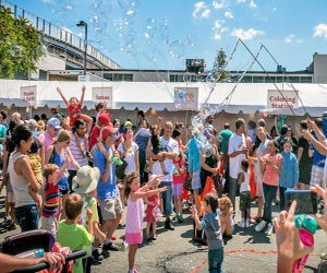 Look for bubbles, ice cream, activities and more at the annual WGBH FunFest. Photo courtesy of WGBH