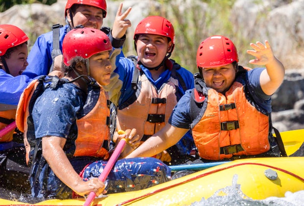 Extreme Sports and More Thrilling Activities for Kids in Los Angeles: white water rafting with OARS in Mariposa