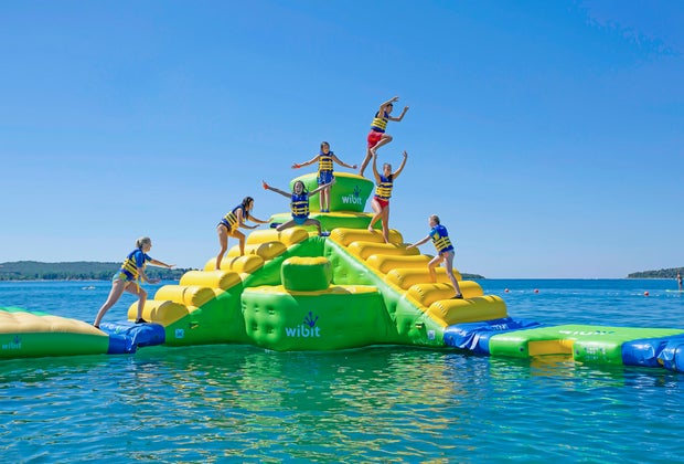 the Whoazone at Whihala beach is located at a swimming lake near Chicago