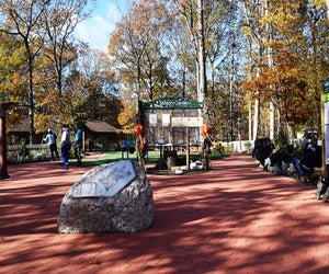 The sensory garden is a welcoming facility in Shoreham.    