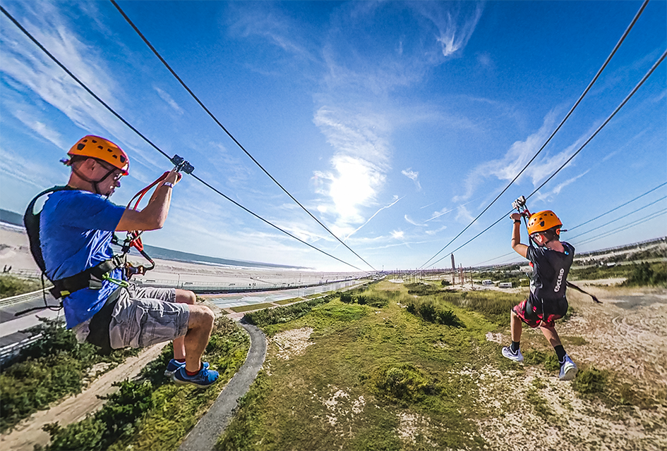 Featuring ziplines, wobbly bridges, cargo nets, and more, WildPlay has something for every age group. Photo courtesy of WildPlay